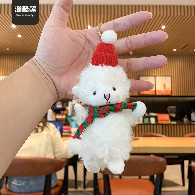 Wholesale Christmas Plush Doll Keychains